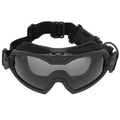 Anti-Fog Airsoft Paintball Goggles with Micro Fan | Clear Lens Protective Goggles Nixie Black