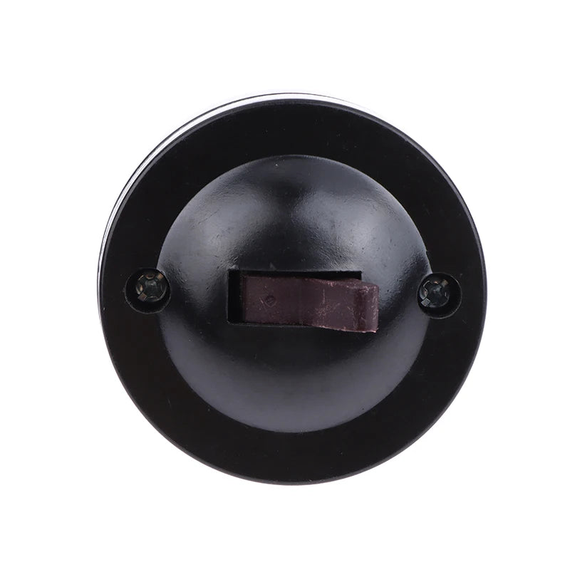 Retro Round Toggle Wall Light Switch Surface Mount 6A 250V