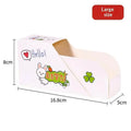 50Pcs Disposable Sushi Taco Paper Boxes – Greaseproof Cartoon Disposable Food Boxes Nixie A8