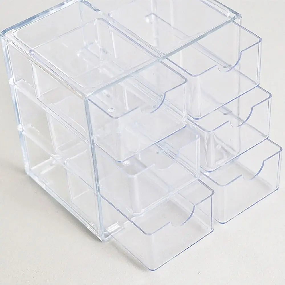 Transparent Drawer Storage Box – Stackable Plastic Organizer