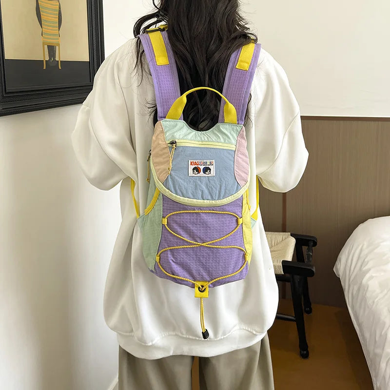 Lightweight Color-Block Hiking Backpack – Unisex Kids & Adults Hiking Backpack Nixie