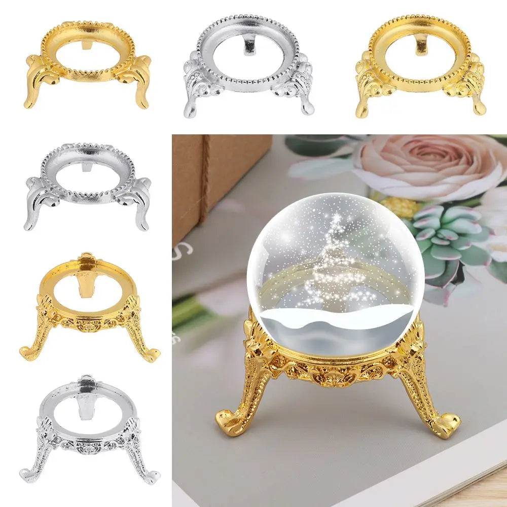 Metal Crystal Ball Holder Display Stand – Glass Sphere Base Crystal Ball Stand Nixie