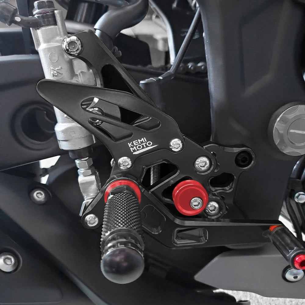 CNC Rearsets Foot Pegs for Yamaha R3 R25 MT-03 MT-25 2014–2020 Motorcycle Rearsets Nixie