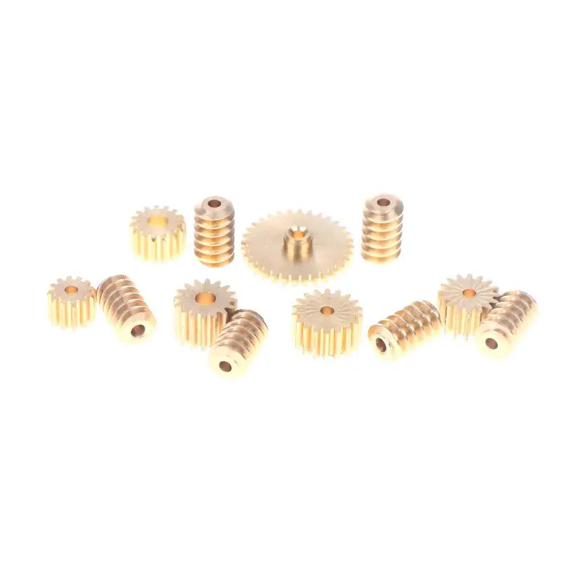 0.5M Copper Worm Gear Drive Set – 12–32 Teeth DIY Model Kit Worm Gear Drive Set Nixie