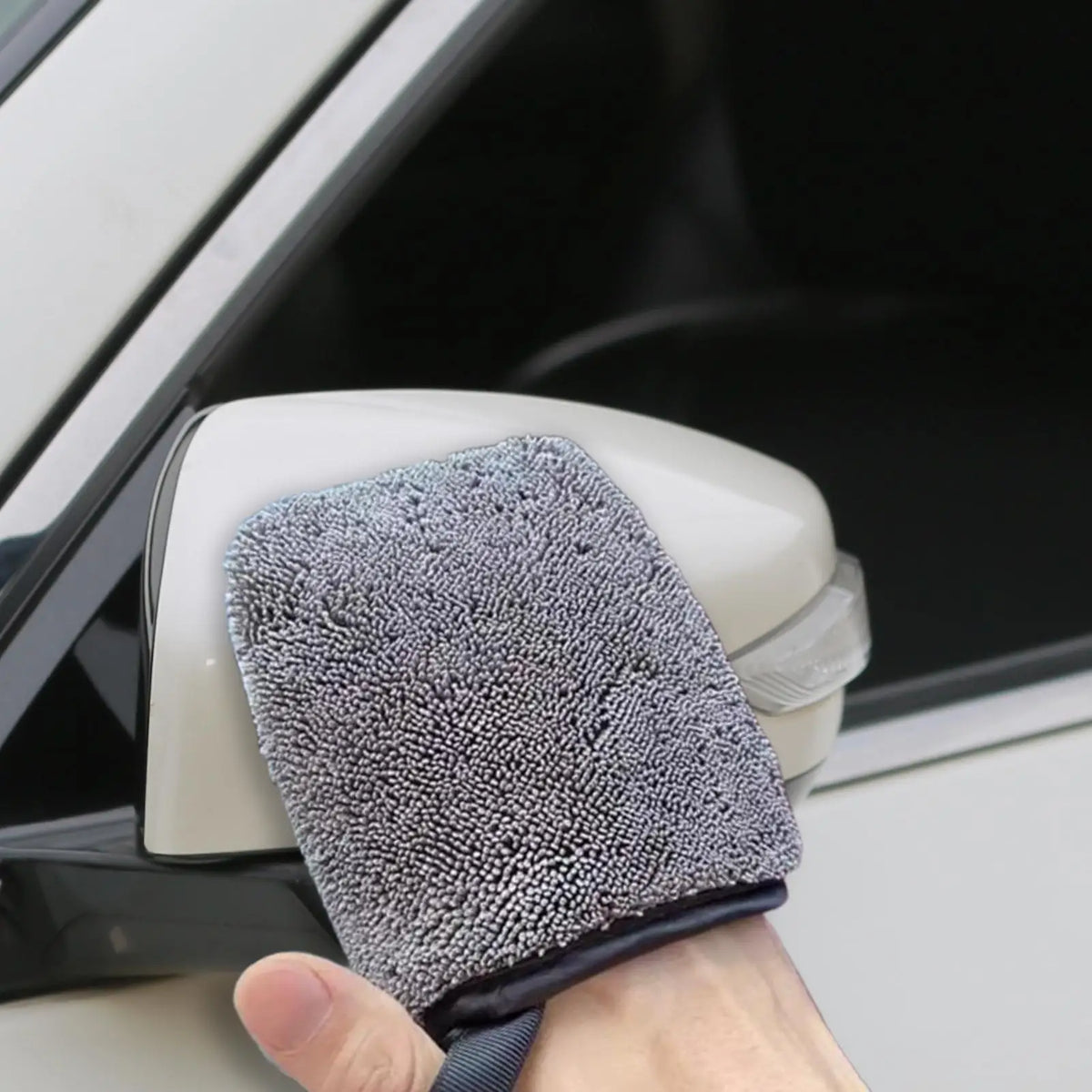 Double-Sided Car Washing Mitt Gloves – Dashboard & Seats Car Cleaning Mitt Nixie