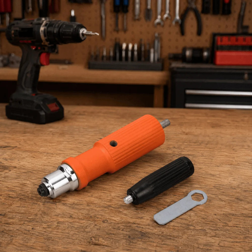 Electric Drill Rivet Gun Adapter – Fast Conversion Riveting Tool Rivet Gun Adapter Nixie