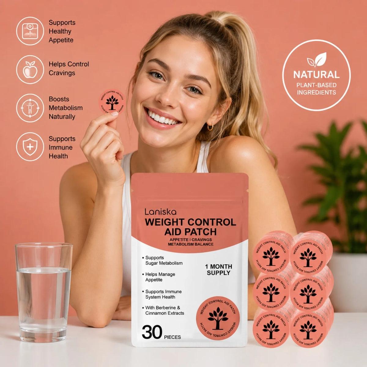 Body Contour Patches – Energy & Wellness Support Stickers Body Care Patches Nixie