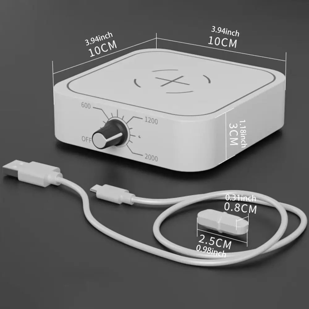 Magnetic Stirrer Lab Stir Plate Brushless DC 2000RPM Battery Magnetic Stirrer Nixie