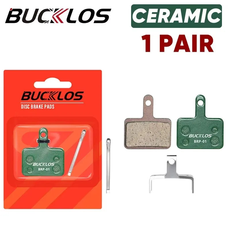 BUCKLOS Ceramic Disc Brake Pads – Shimano B01S B05S MTB Disc Brake Pads Nixie Ceramic 1Pair