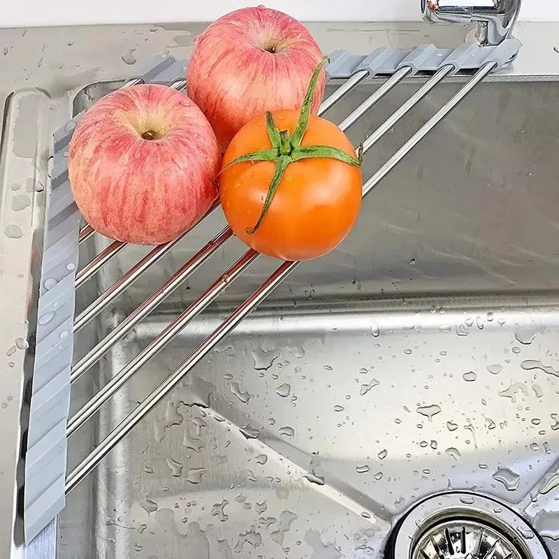 Foldable Triangle Dish Drying Rack – Corner Sink Organizer Dish Drying Rack Nixie