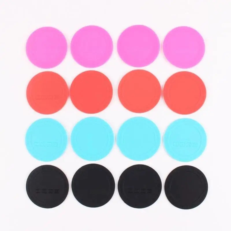 10 Pcs Round Rubber Coaster Pads – Non-Slip Self-Adhesive Rubber Coaster Pads Nixie