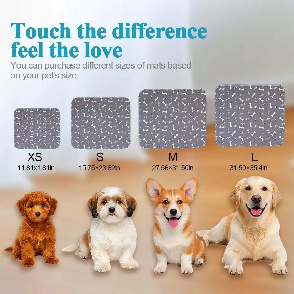 Reusable Washable Puppy Pee Pad – Anti-Slip Waterproof Dog Mat Puppy Training Pad Nixie