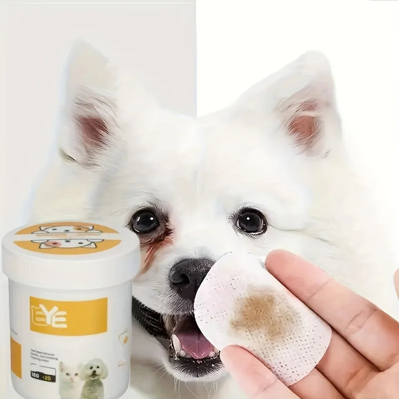 200pcs Pet Eye Cleaning Wipes – Tear Stain Remover Dogs & Cats Pet Eye Wipes Nixie Default Title