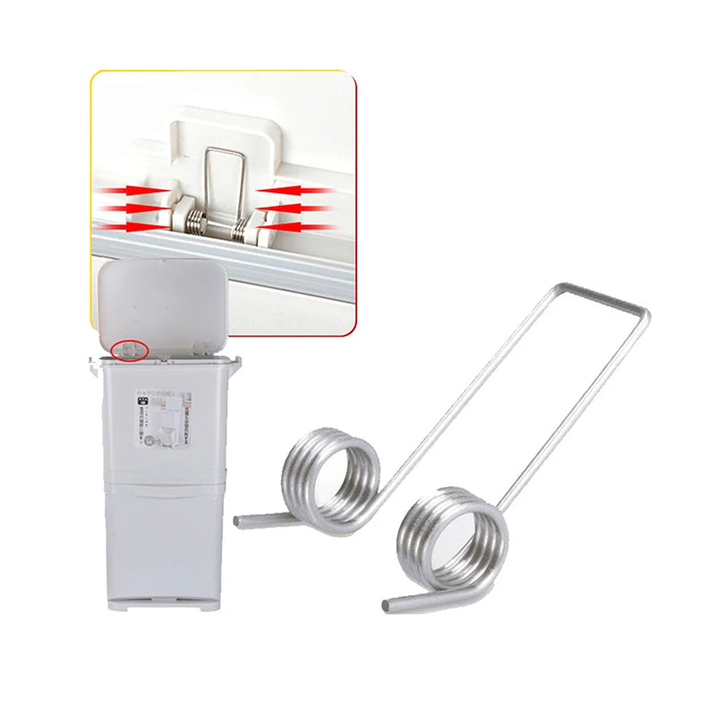 10PCS 1mm Double Torsion Spring – Flip-Top Garbage Can Lid Part
