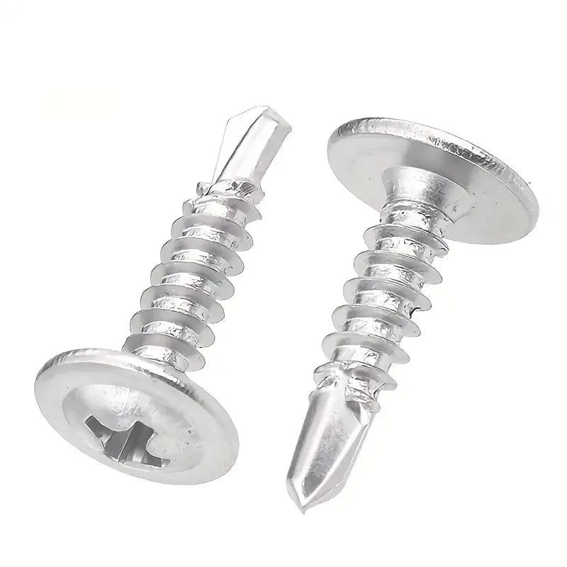 SUS410 M4.2 Round Head Self-Tapping Screws 50pcs – Drill Tail Self-Tapping Screws Nixie