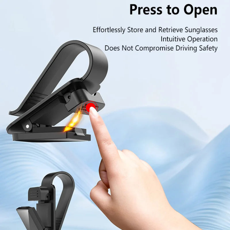 Car Sun Visor Sunglasses Clip Holder & Card Organizer Car Visor Organizer Nixie