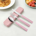 3-Piece Stainless Steel Portable Cutlery Set with Storage Box Portable Cutlery Set Nixie A1