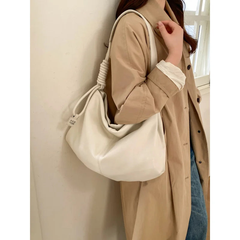 Large Capacity PU Leather Shoulder Crossbody Tote Bag – Nixie Shoulder Crossbody Tote Nixie