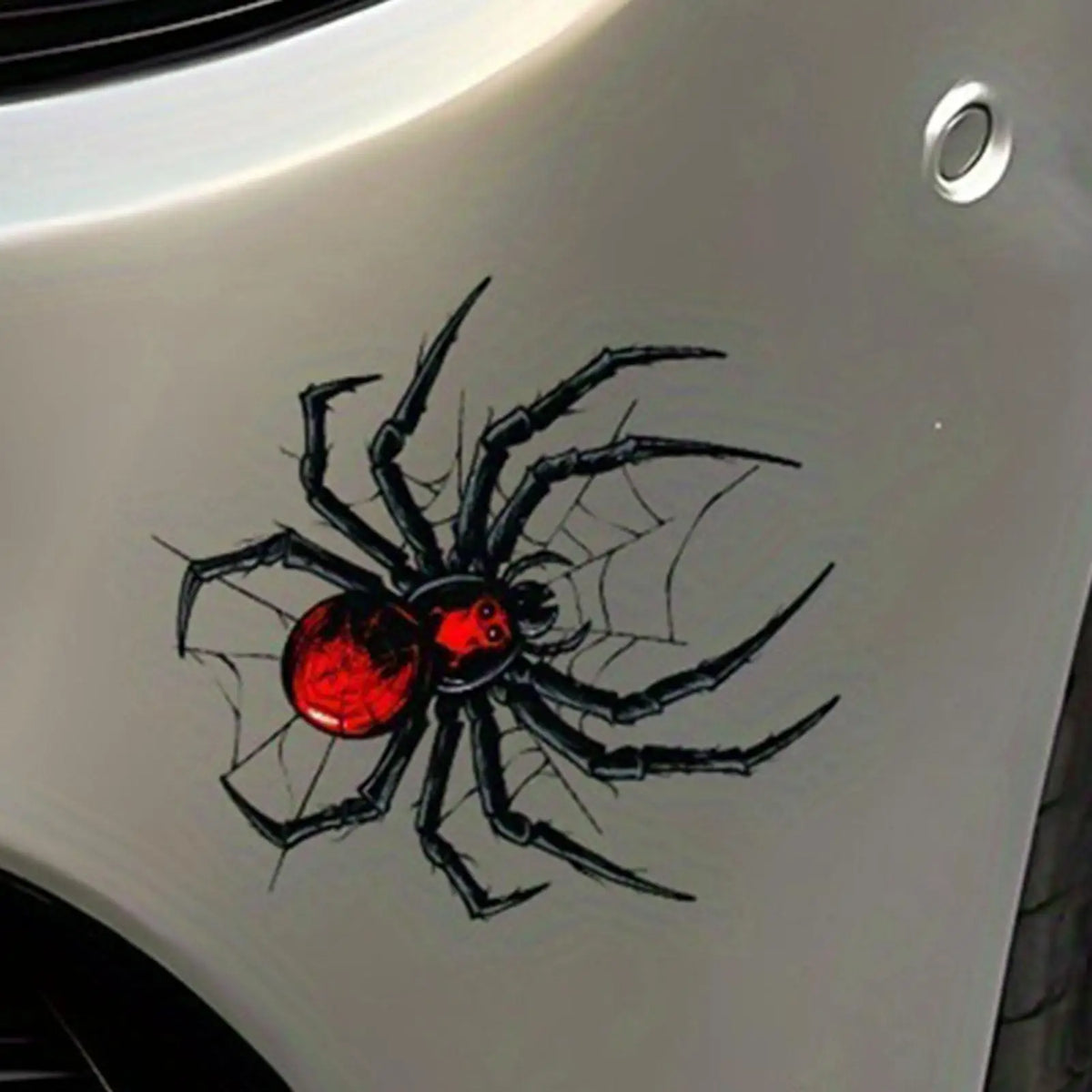 Spider Motorcycle Vinyl Decal – Waterproof 3D Gothic Sticker