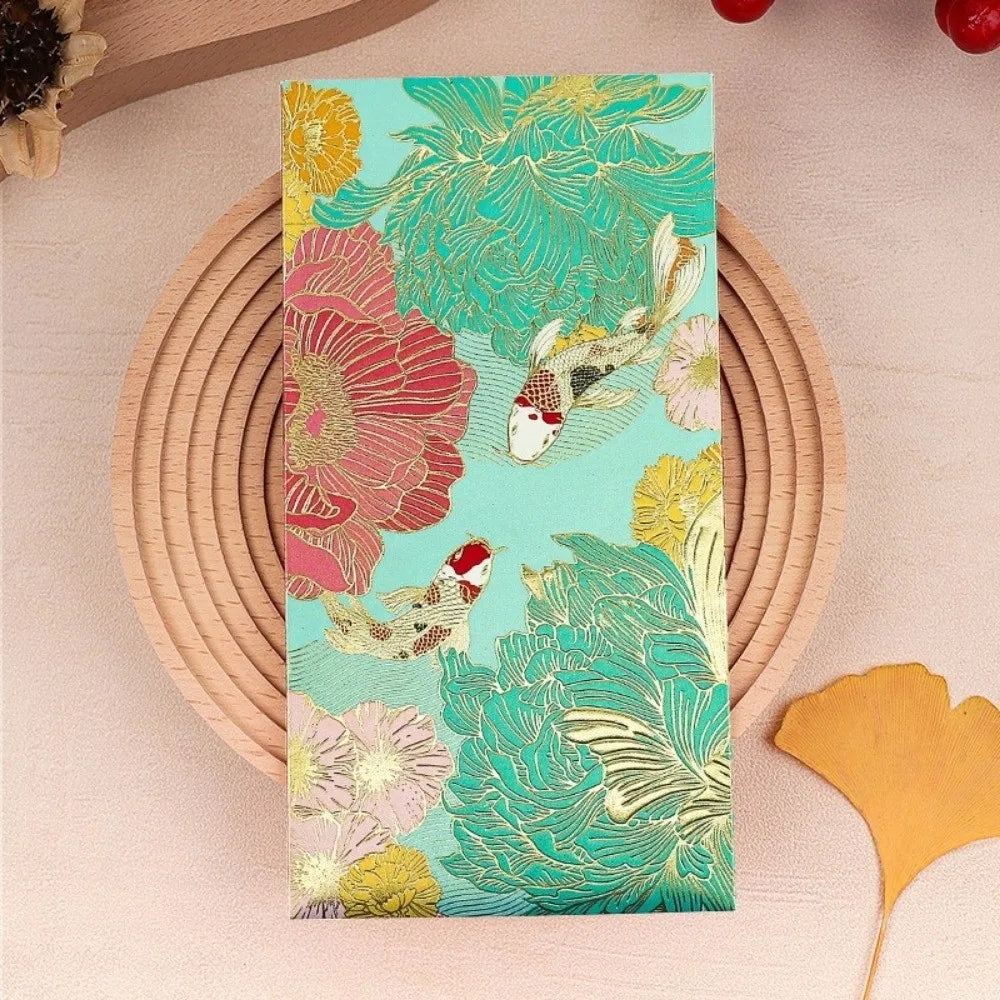 6pcs Floral Thank You Cards Golden Accents – Wedding & Birthday Greeting Cards Nixie
