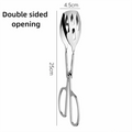 Stainless Steel Scissor Salad Tongs – Heat-Resistant Serving Kitchen Serving Tongs Nixie True Colors-Style2