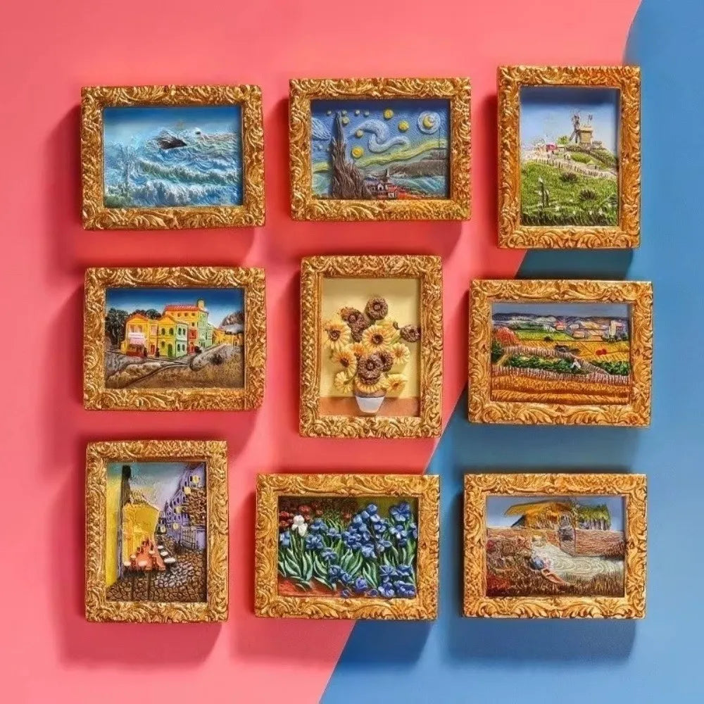 3D Cartoon Resin Fridge Magnets – Picture Frame Home Decor Decorative Fridge Magnet Nixie