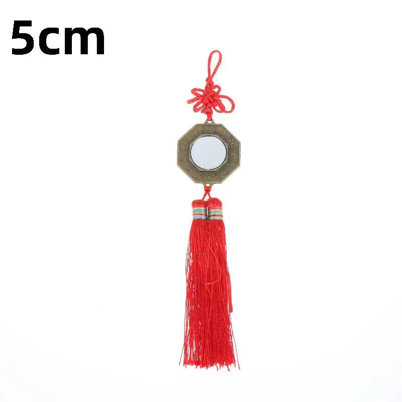 Feng Shui Bagua Mirror Yin Yang Zodiac Lucky Charm Decor Decorative Wall Mirror Nixie 5cm