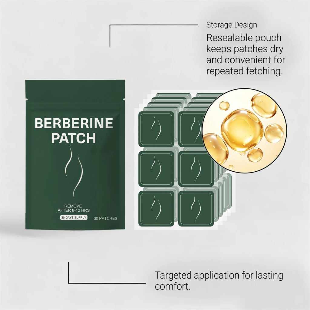 OceAura Berberine Body Patches – Energy & Wellness Support Wellness Body Patch Nixie