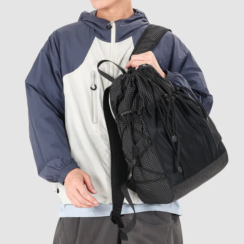 Lightweight Drawstring Backpack – Hiking, Travel & College Drawstring Backpack Nixie