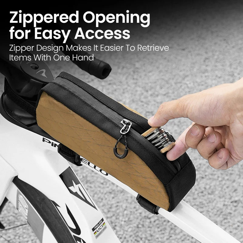 ESLNF Bicycle Top Tube Bag – Lightweight Cycling Frame Storage Bicycle Frame Bag Nixie