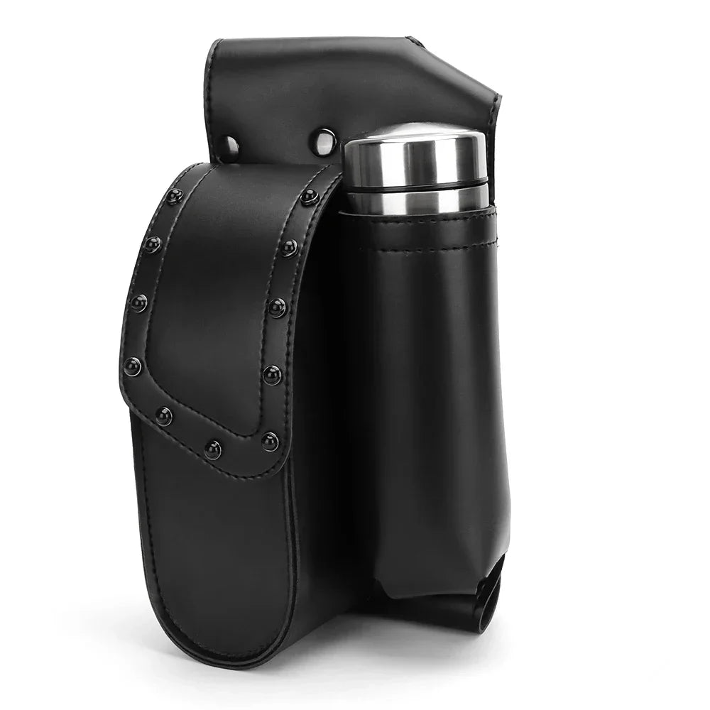 KEMITOUR Waterproof PU Leather Motorcycle Crash Bar Saddlebags Motorcycle Saddlebag Nixie