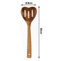 Heart-Shaped Wooden Spoon Long Handle for Tea, Honey & Desserts Wooden Kitchen Spoon Nixie E 30-8.8cm
