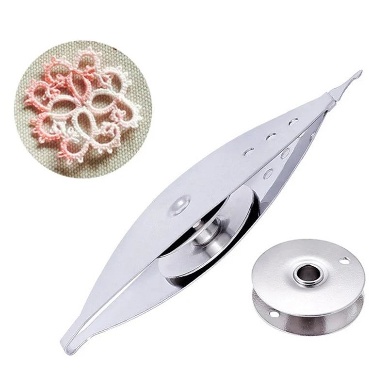 Metal Tatting Shuttle for Hand Lace Making – DIY Craft Tool