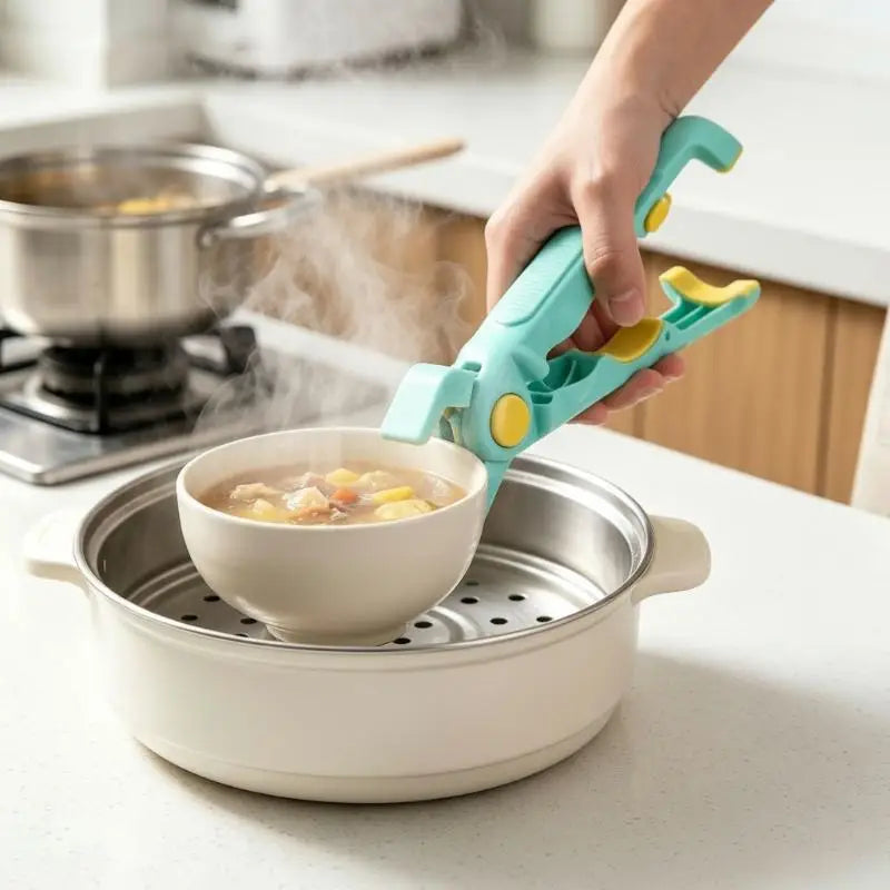 4-in-1 Heat Resistant Bowl Plate Gripper | Kitchen Clip Tool Kitchen Gripper Clip Nixie