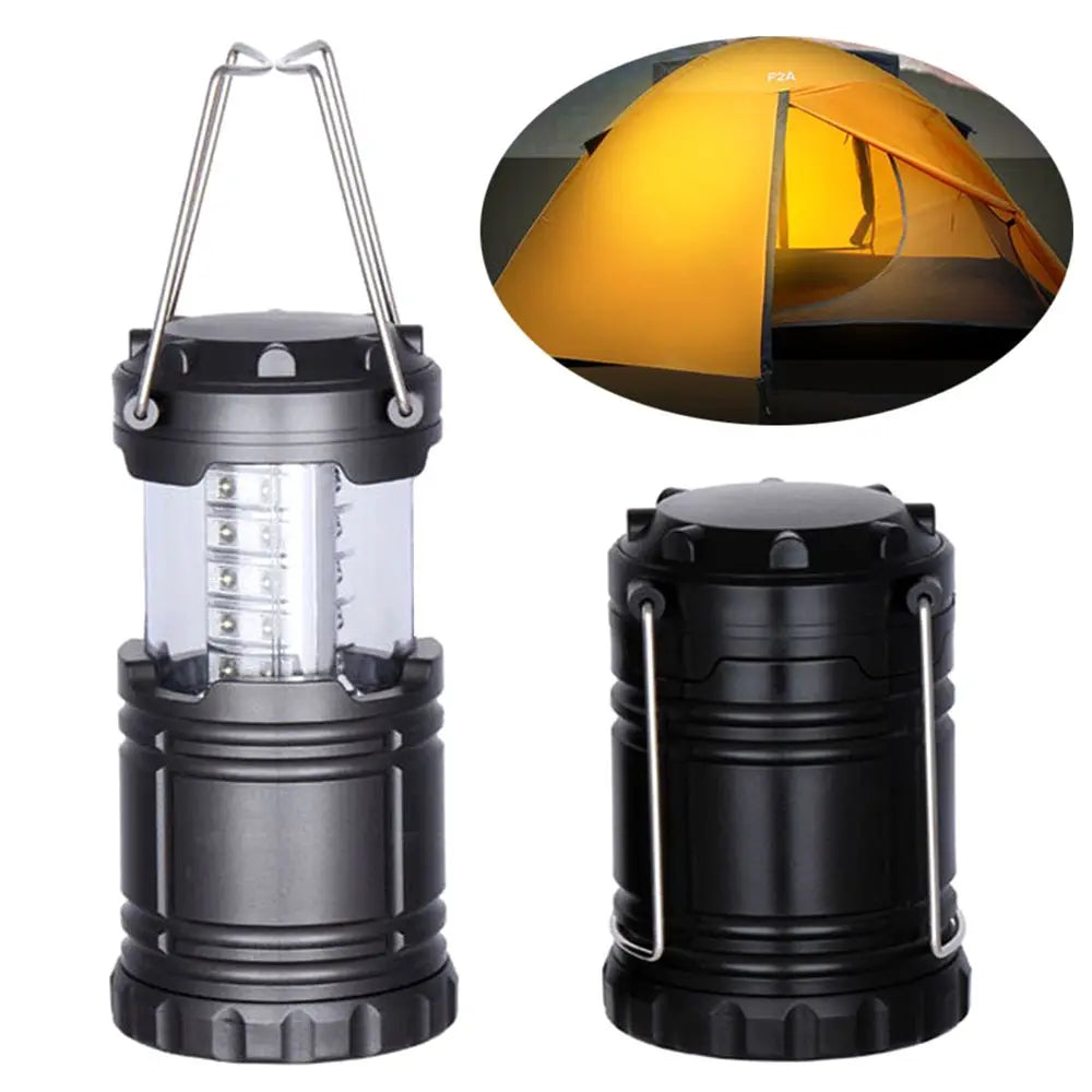 30-LED Collapsible Camping Lantern – Portable Tent Light