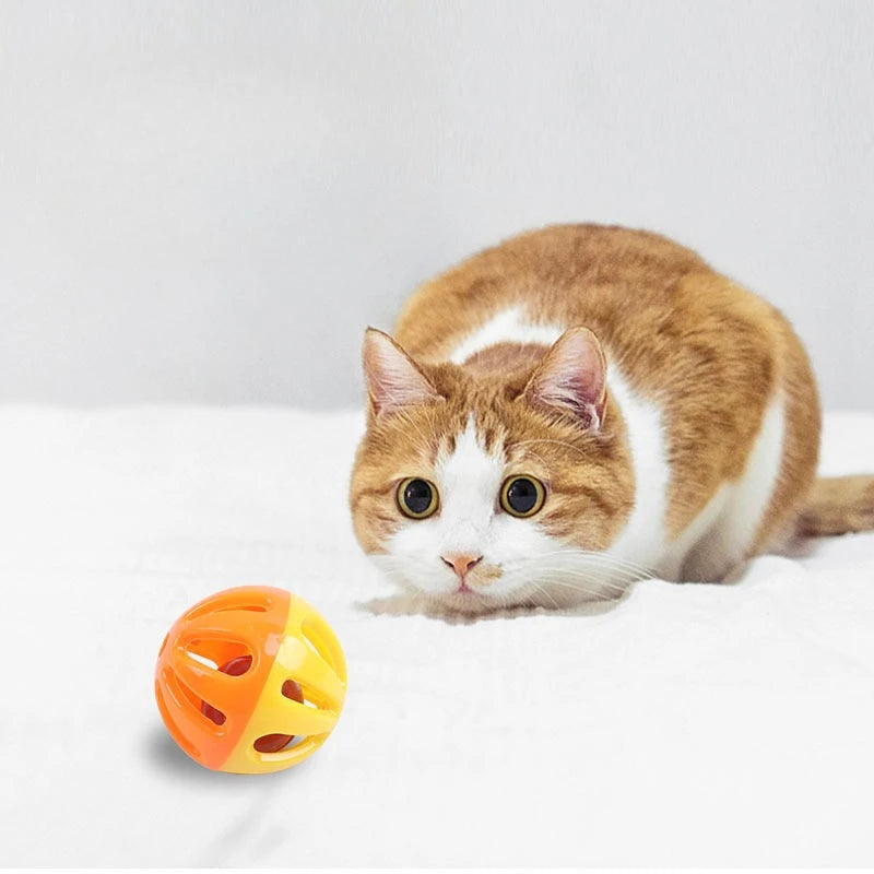 2pcs Jingle Bell Ball Interactive Cat Toy – Indoor & Outdoor Cat Ball Toy Nixie
