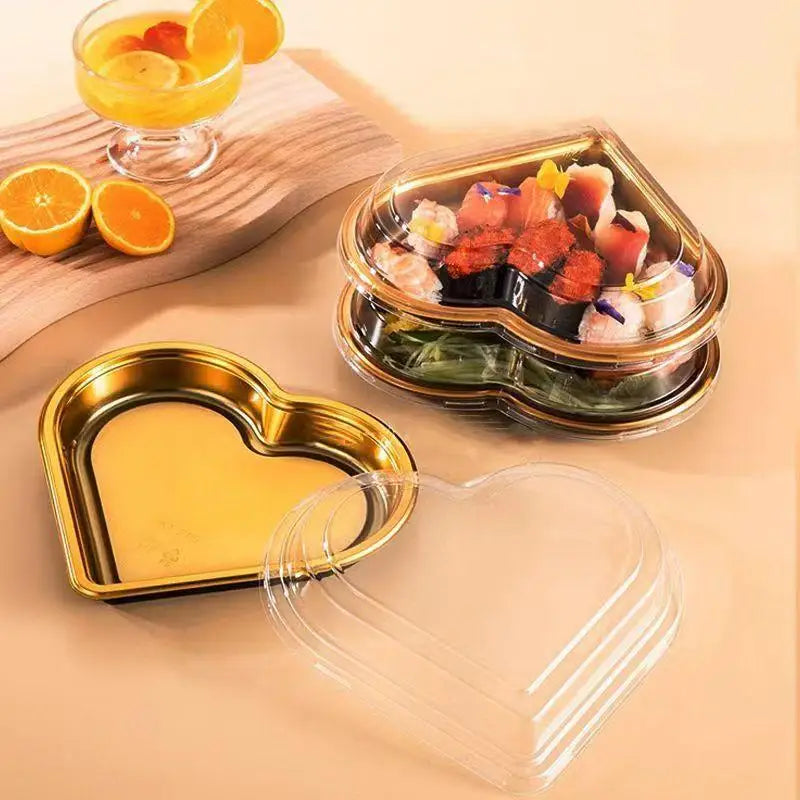 Heart-Shaped Snack Storage Boxes with Lid – Set of 3 Snack Storage Boxes Nixie