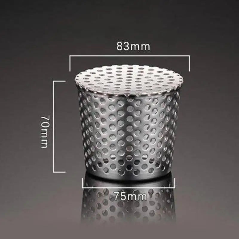 50mm Stainless Steel Drain Cover Insert Filter & PVC Pipe Cap Drain Cover Filter Nixie 83