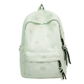 Japanese Style Solid Color Casual Backpack – Unisex Campus Bag