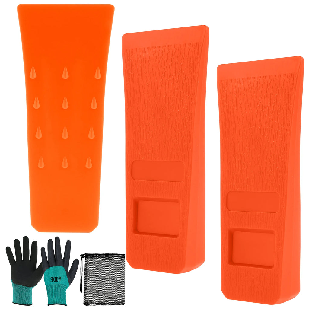 3-Pack Plastic Felling Wedges – Chainsaw Tree Cutting Safety