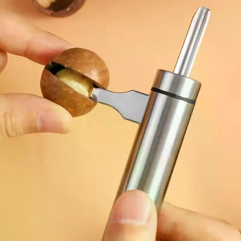 2-in-1 Stainless Steel Nutcracker & Walnut Sheller Tool