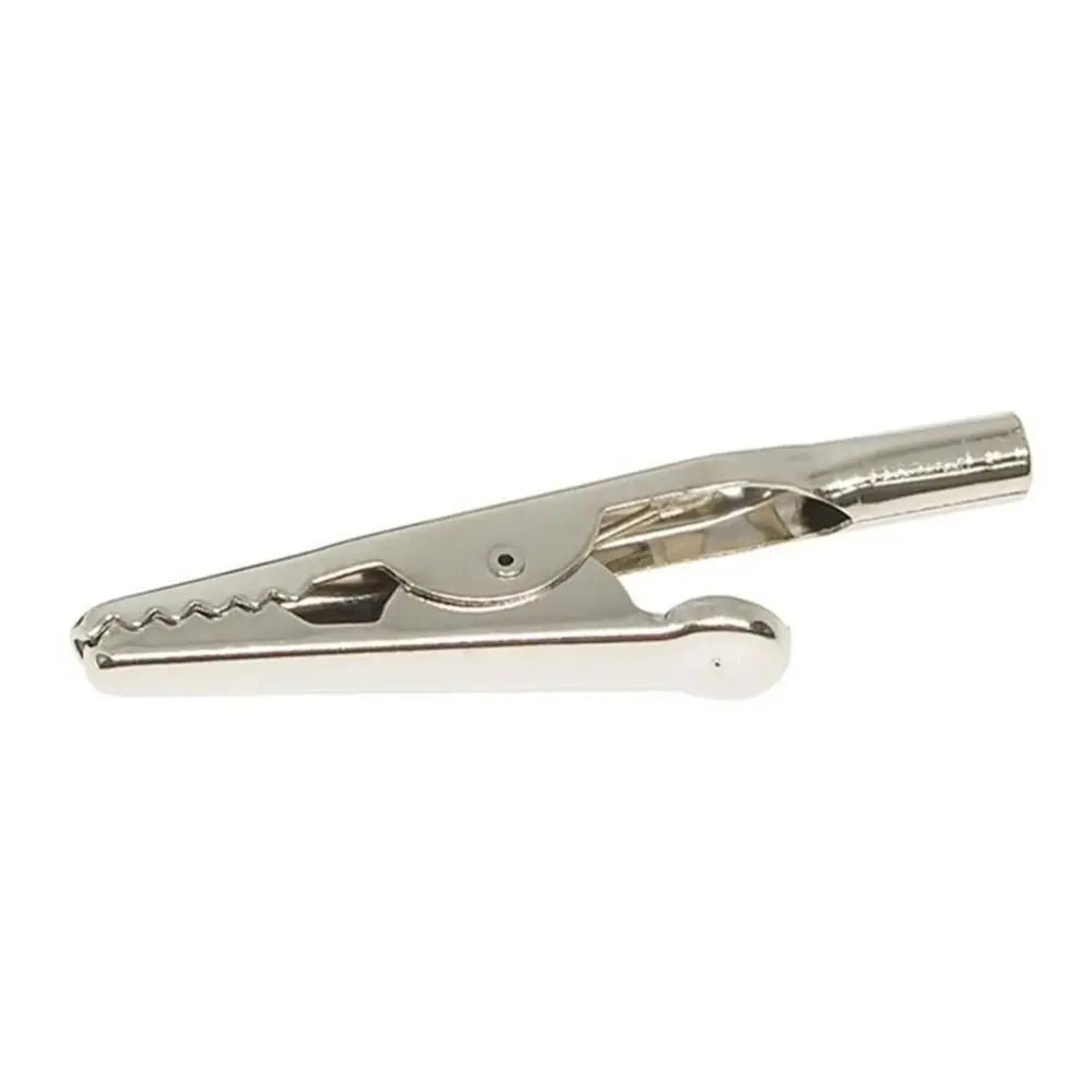 10Pcs 10A Nickel Plated Alligator Clips 51mm Metal Test Clips