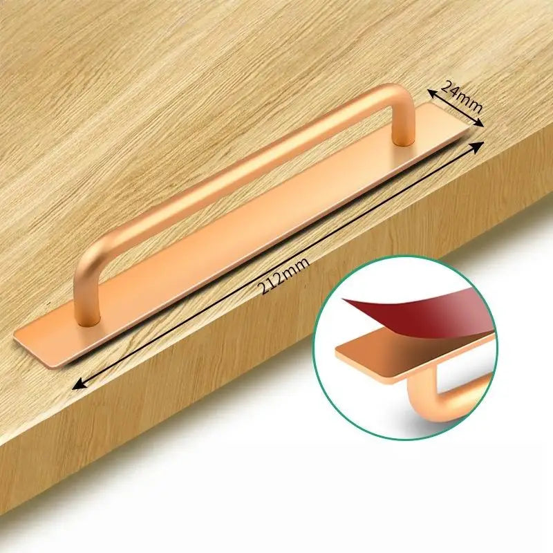 Aluminum Self-Adhesive Door & Drawer Handle – No Drilling