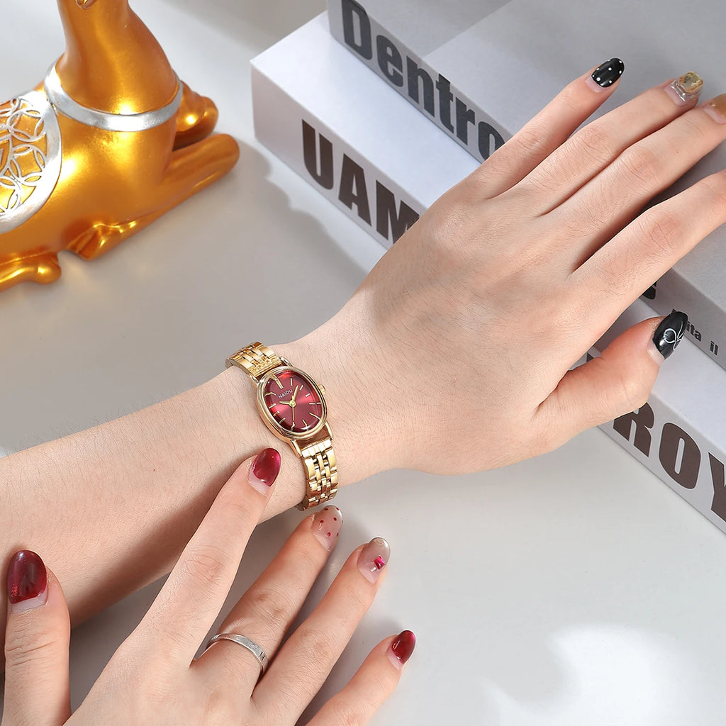 Naidu Artistic Quartz Fashion Watch – Numberless Dial Fashion Quartz Watch Nixie