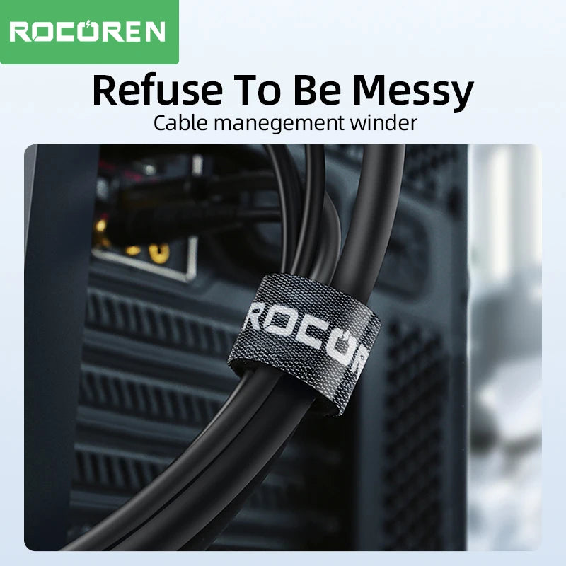 Rocoren Cable Organizer USB Wire Winder & Cord Protector Cable Organizer Nixie