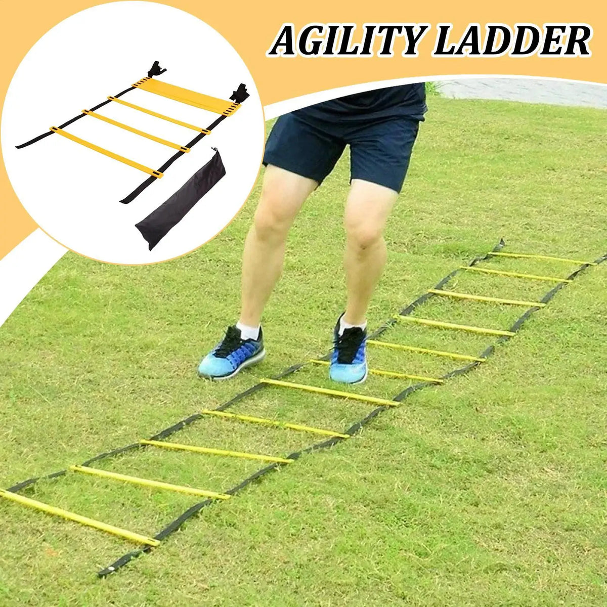 Agility Speed Training Ladder – Nylon, Soccer & Football Drills Agility Training Ladder Nixie