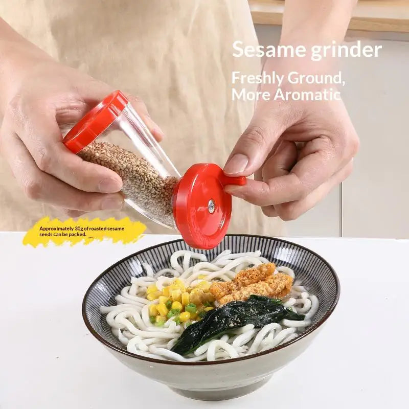 Manual Sesame Grinder Mill – Salt & Pepper Crusher Tool