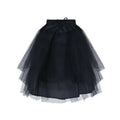 Lolita Petticoat A-Line Ball Gown Underskirt Women Girls Petticoat Underskirt Nixie Black 35cm