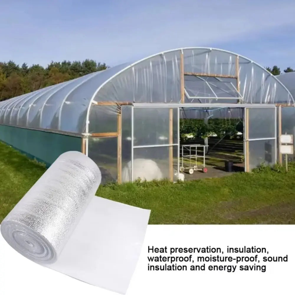 Aluminum Foil Wall Insulation Film – Self-Adhesive 5m/10m Roll Wall Insulation Film Nixie