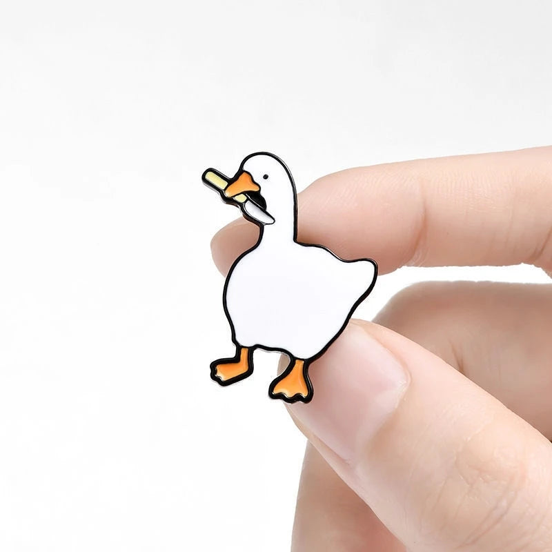 Honk Honk Goose Enamel Pin – Funny Animal Lapel Badge Gift Enamel Lapel Pin Nixie